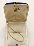 14k Rose Gold 18” necklace