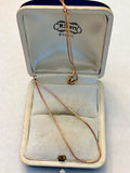 14k Rose Gold 20” necklace